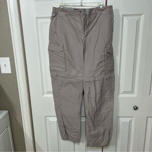 Simms Guide Fishing Pants zip off convertible shorts Men M